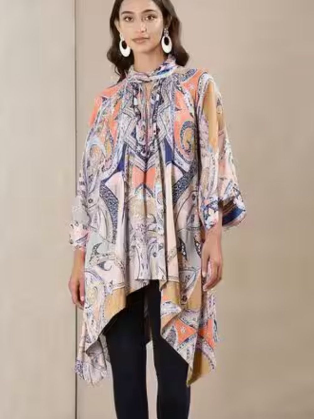 RITU KUMAR
Printed Flared Tunic extra large new with tags
